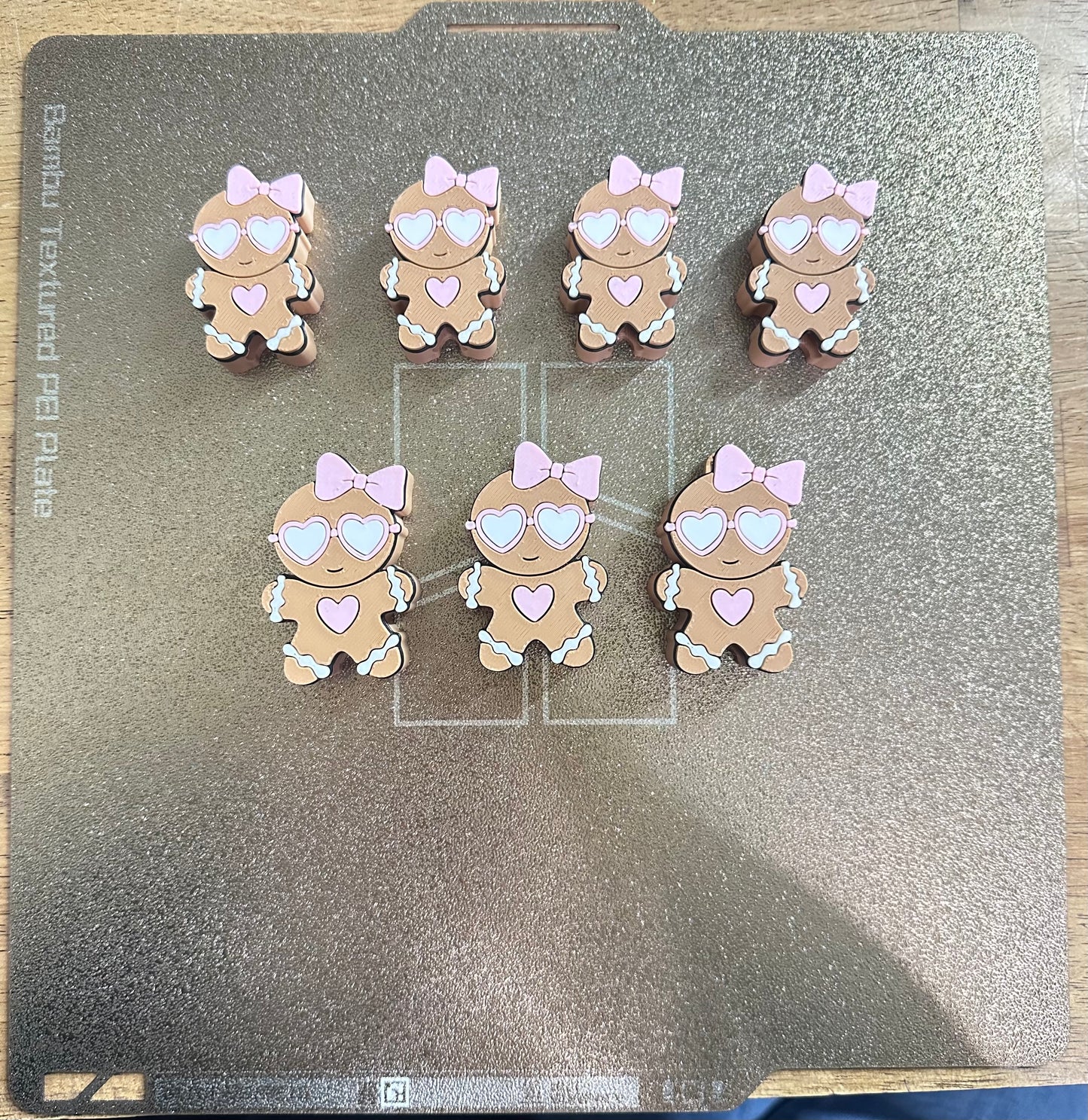 Gingerbread Girl Straw Topper