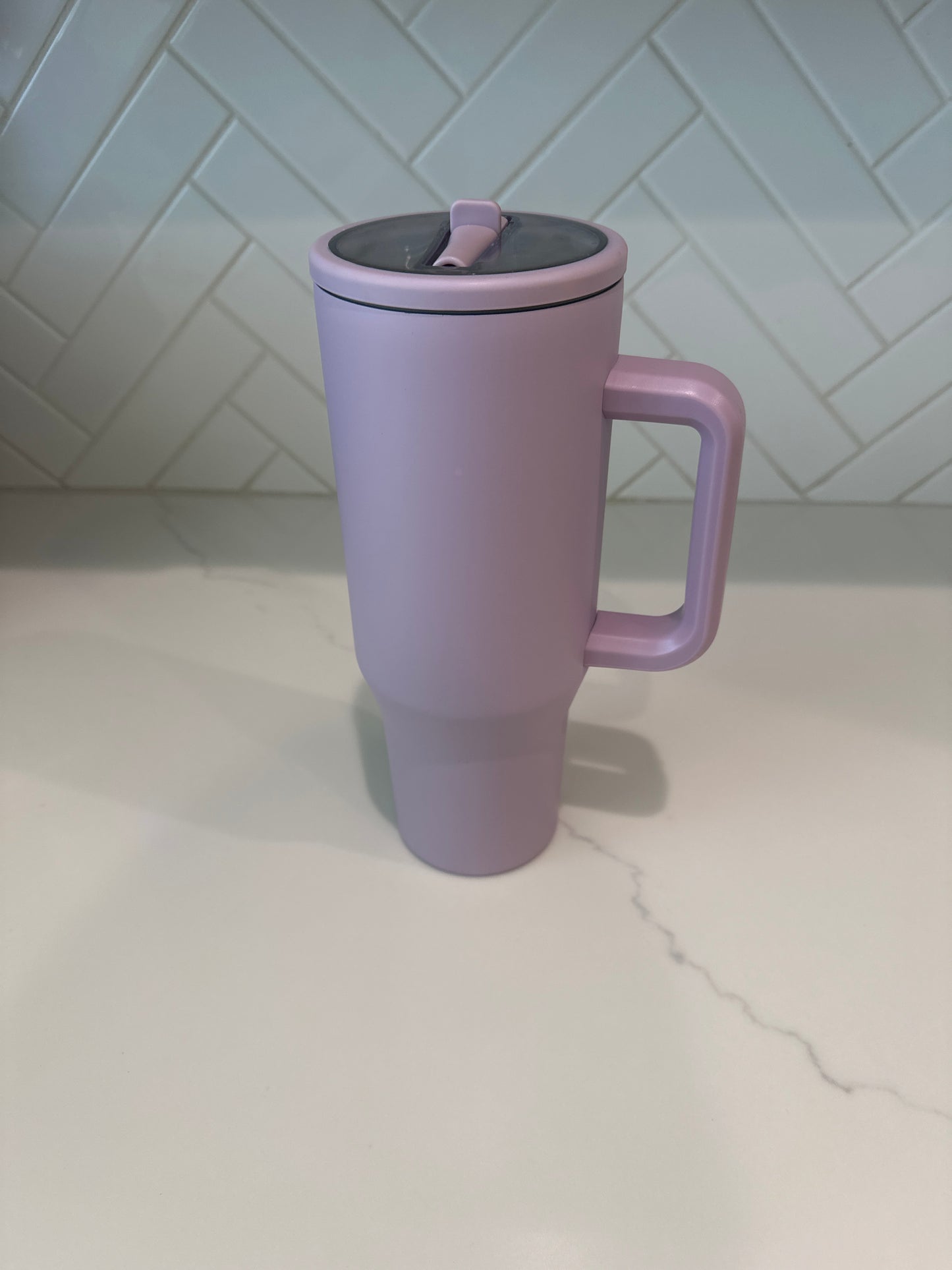 40oz Tumbler Flip Straw