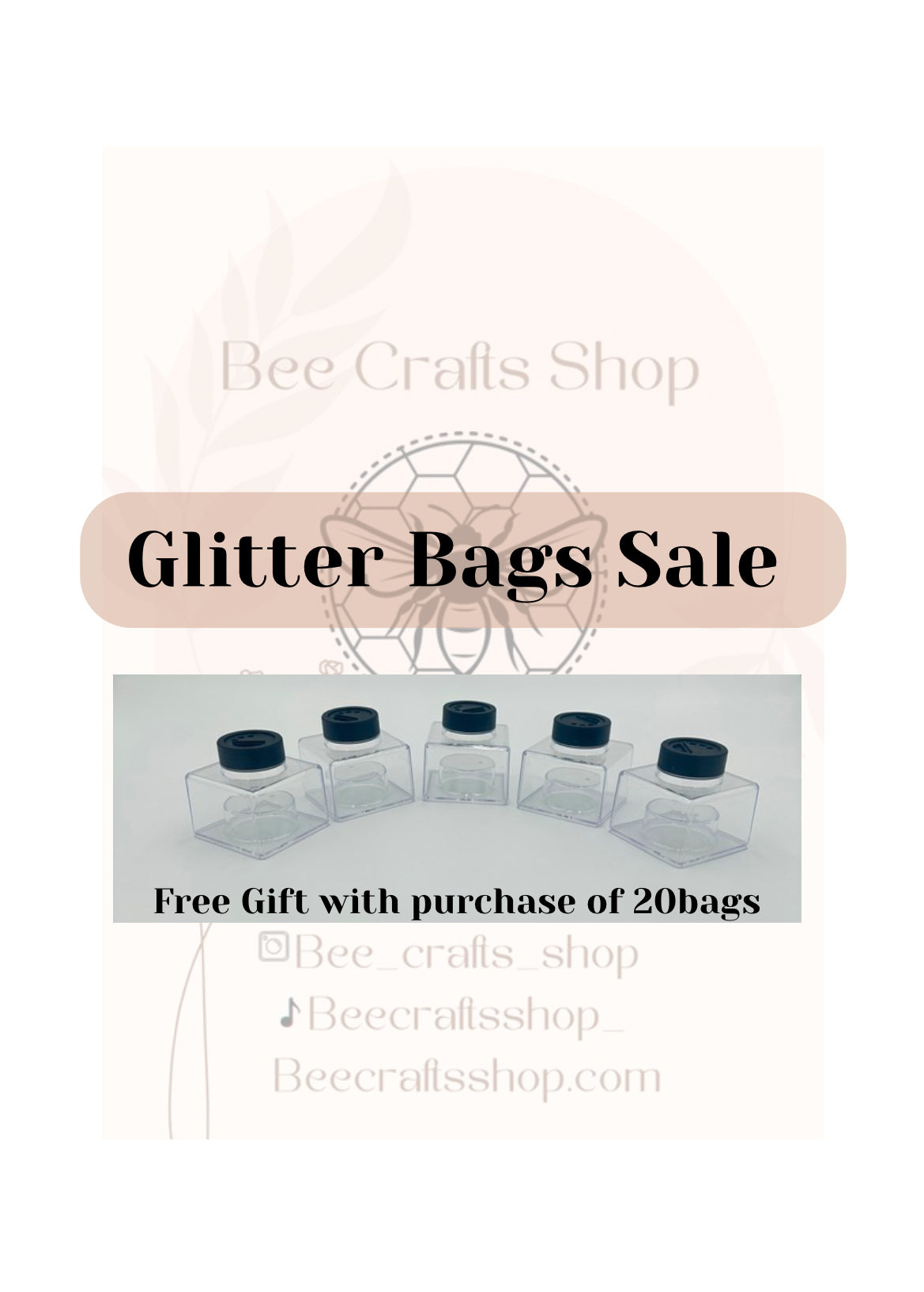 Glitter Bags chosen on live 🤩