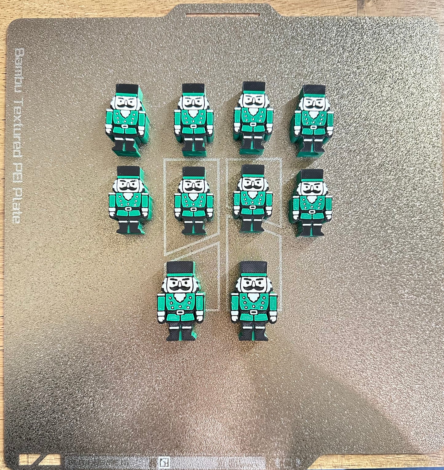 Green Nutcracker Straw Topper