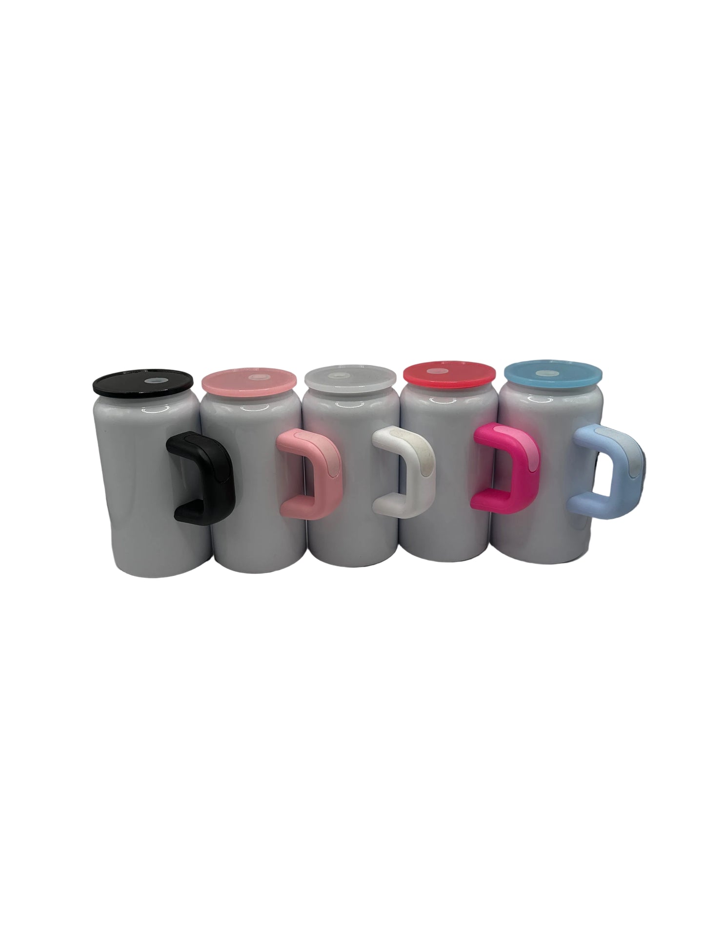 16oz Stainless Steel Tumbler with Handle (SOLD INDIVIDUALLY/ NO DESIGN)