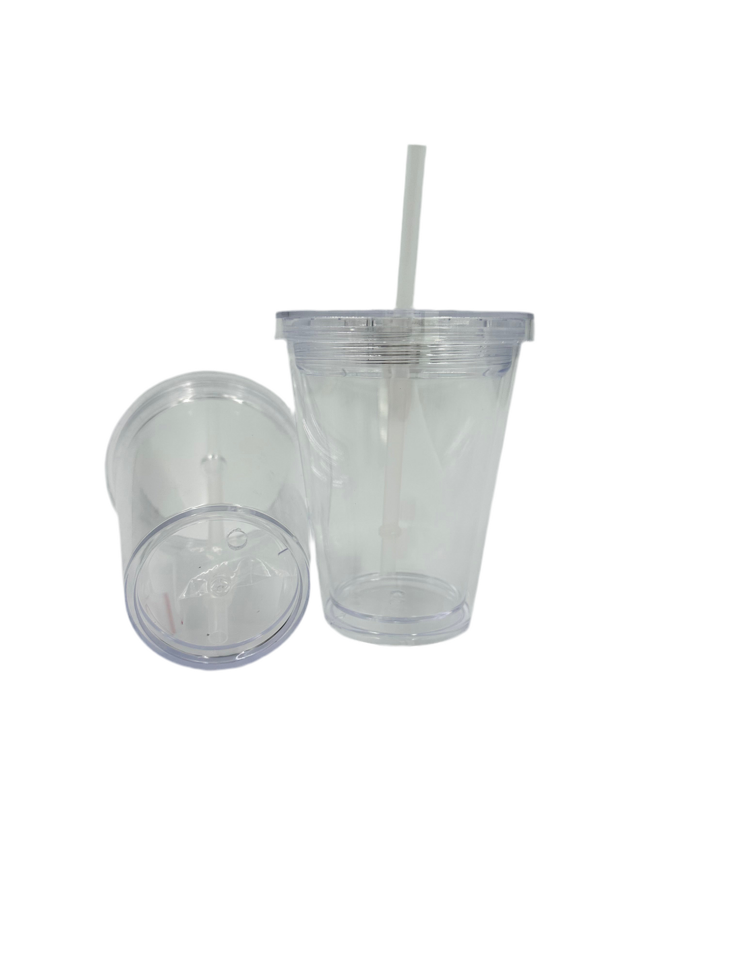 12oz plastic double wall snowglobe