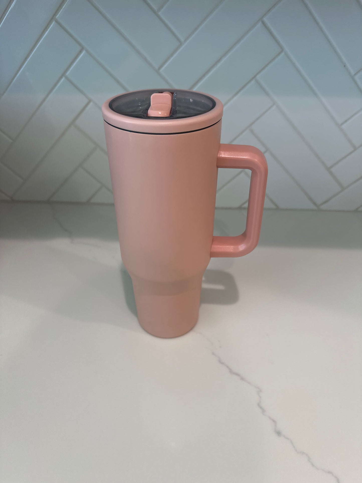 40oz Tumbler Flip Straw