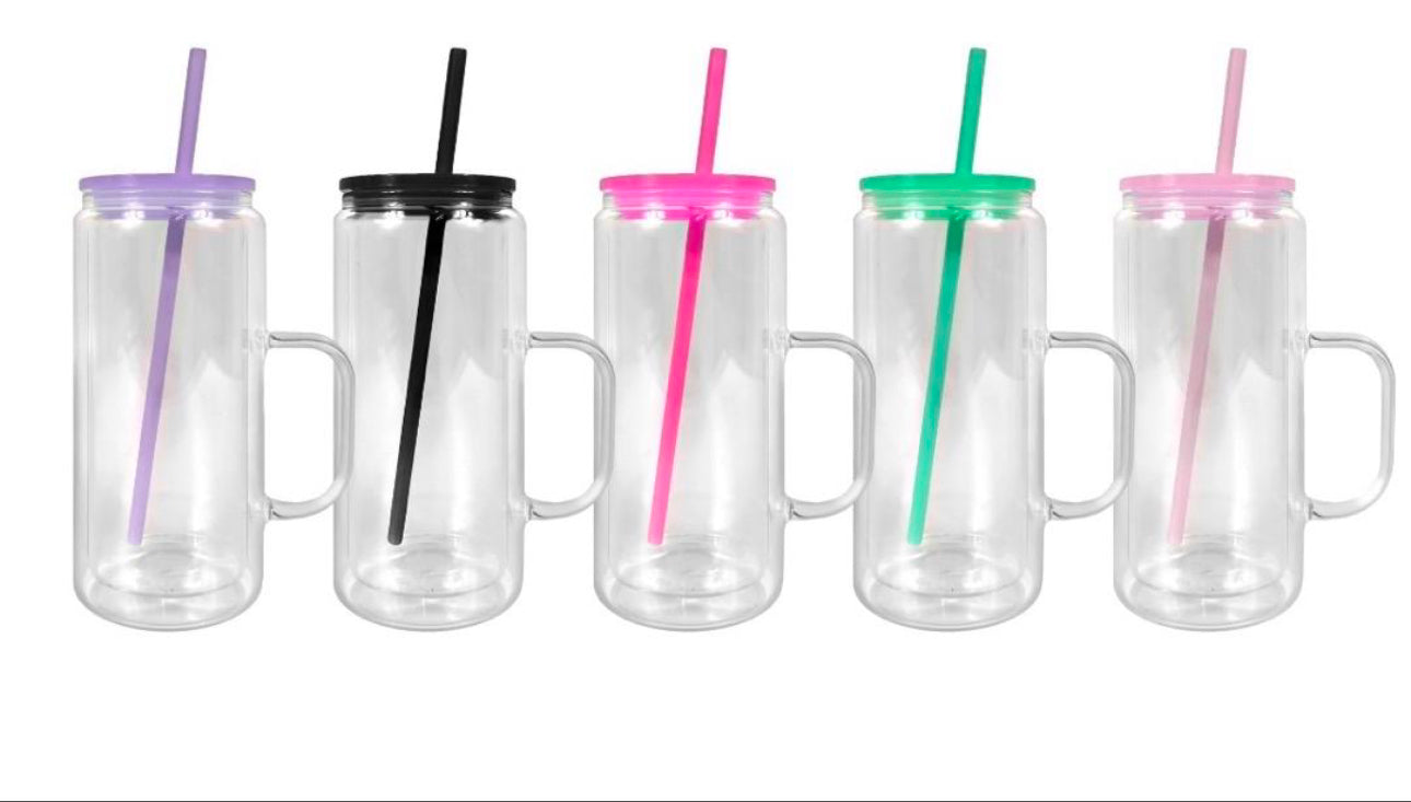 16oz/20oz Glass Snowglobe Bundle (5cups)