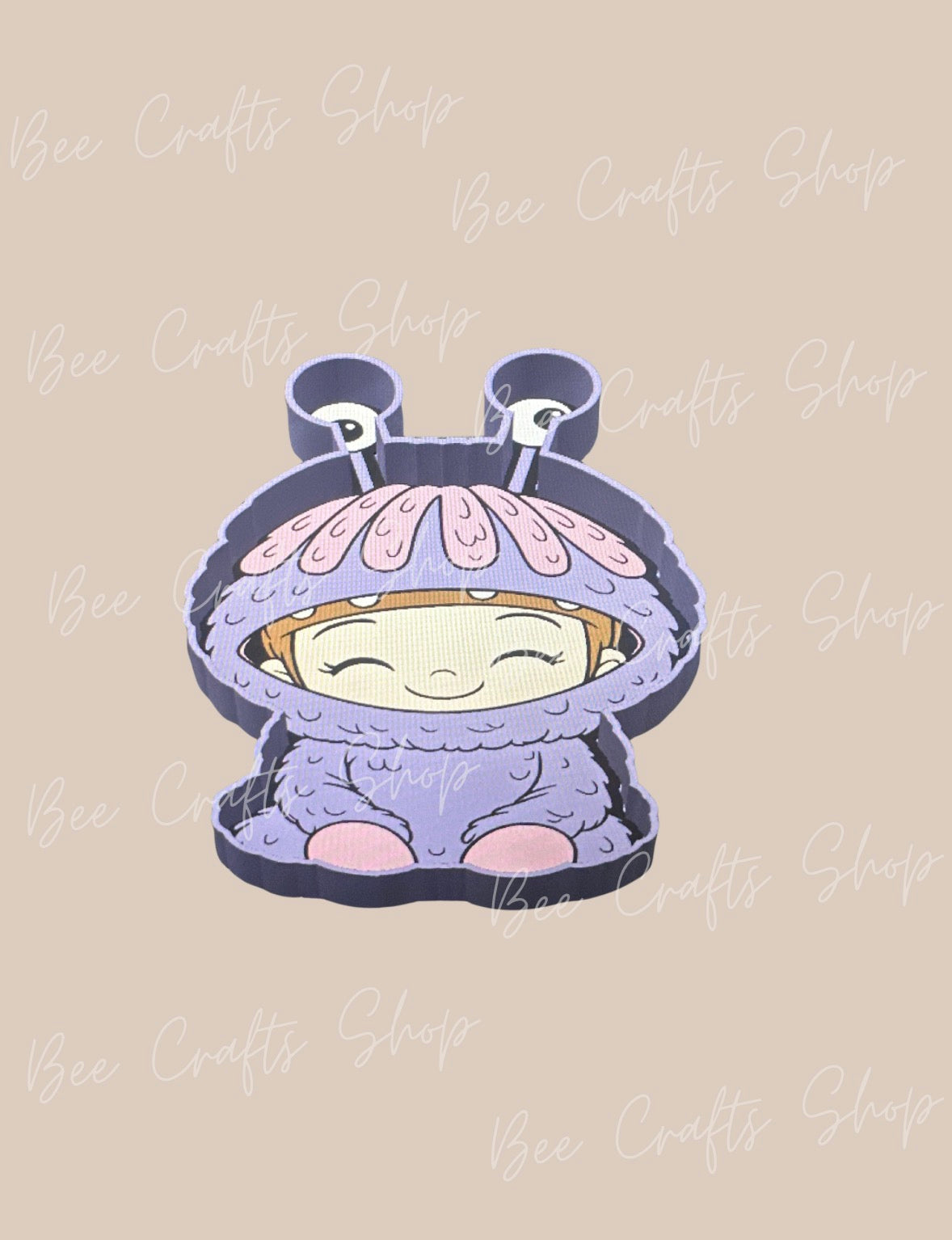 Monsters Girl 3D Print