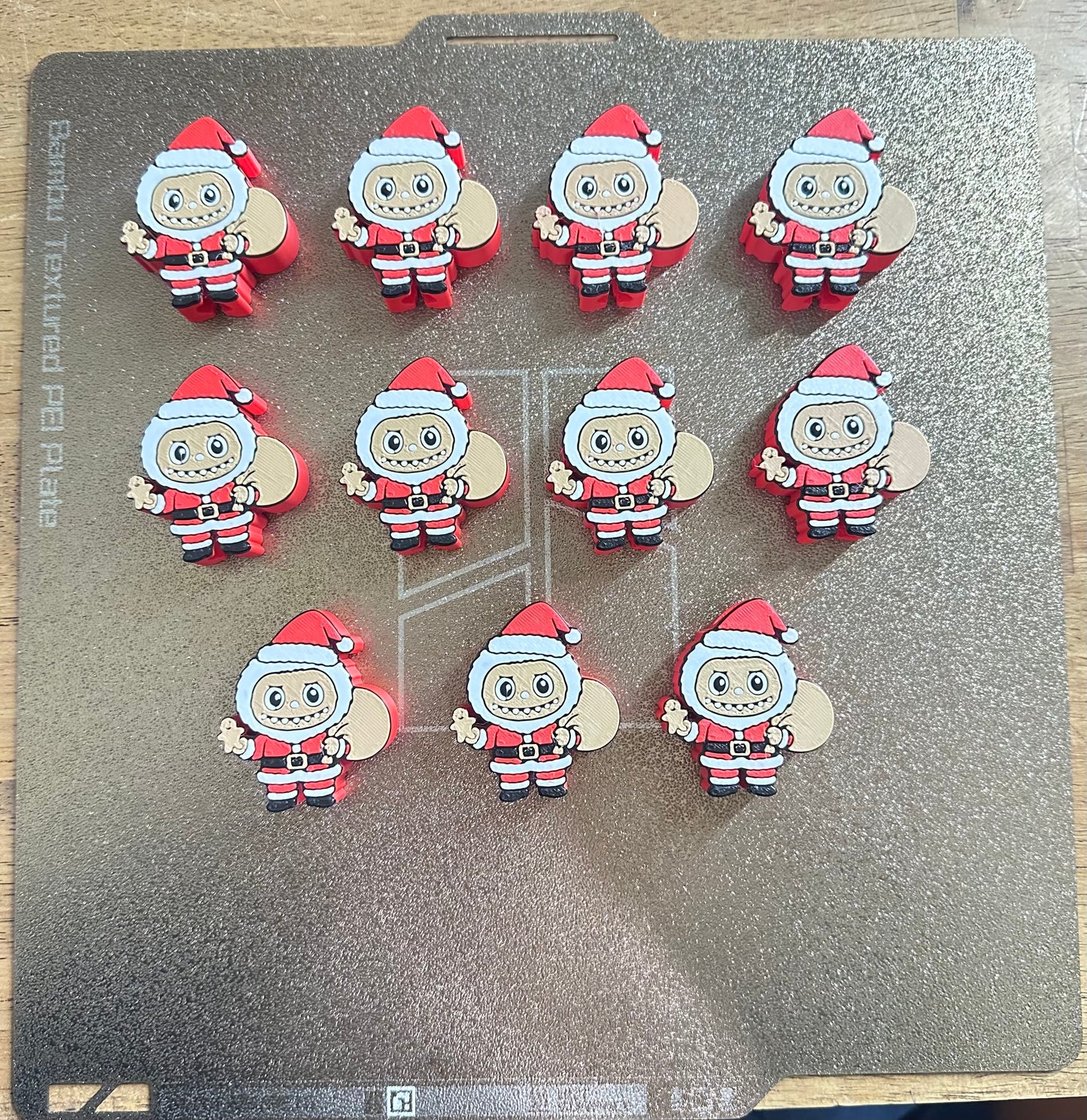 Christmas Monster Straw Topper