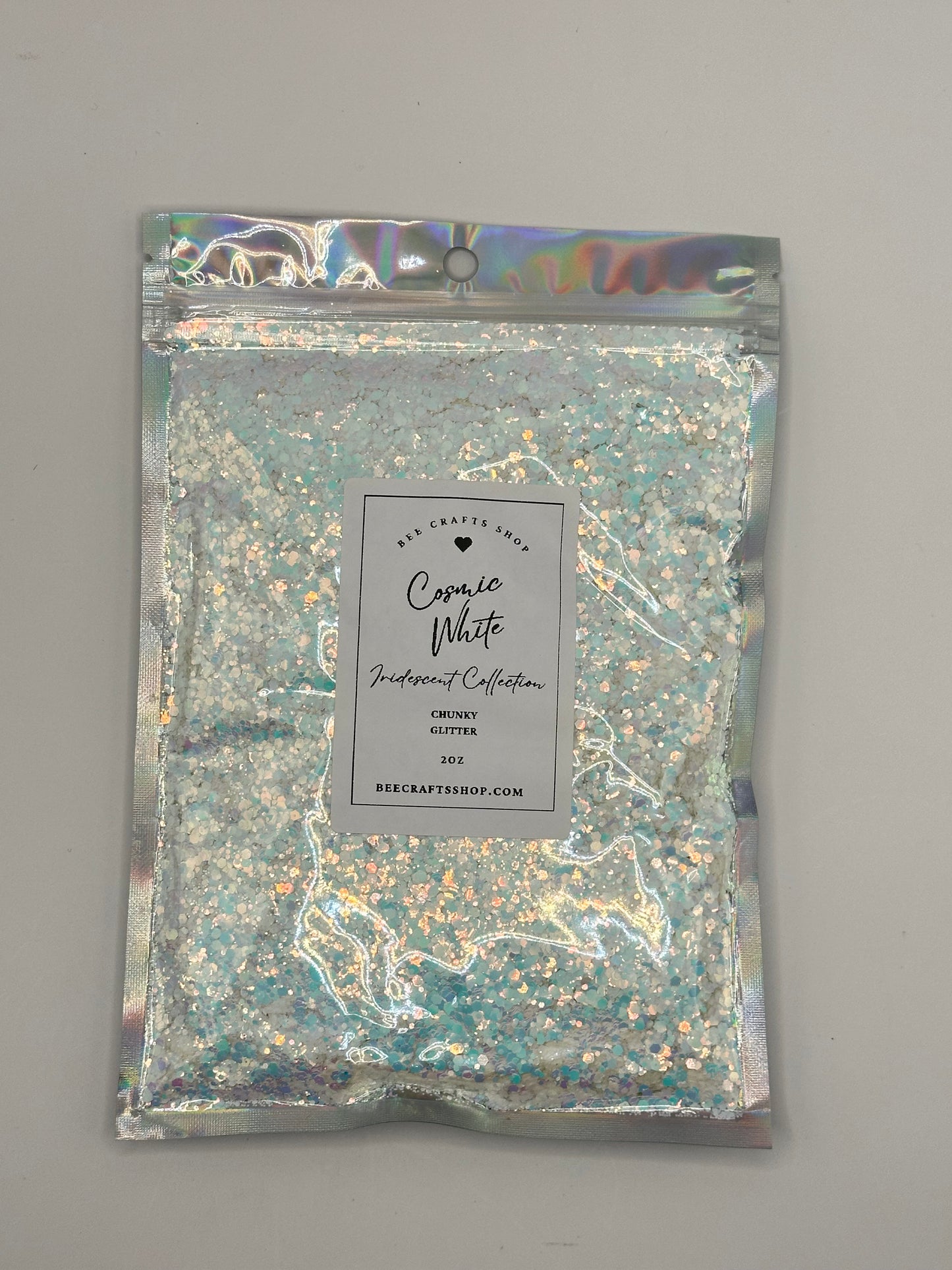 Cosmic White- Iridescent Collection