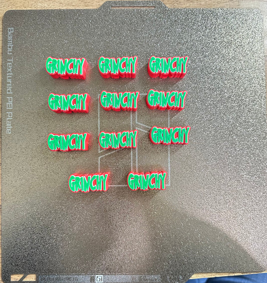 Grinchy Straw Topper