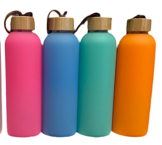 25oz Colored Frosted Glass Bundle