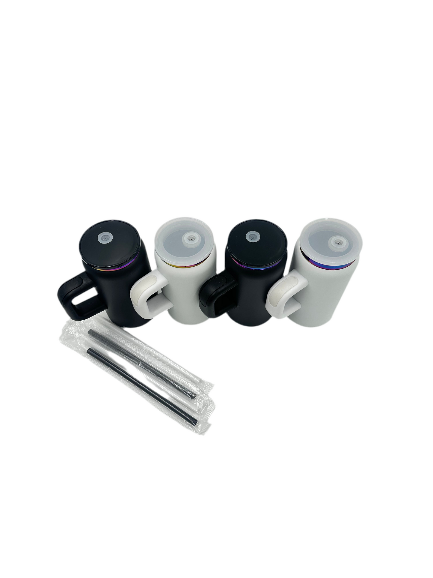 16oz Stainless Steel can rainbow plated -4pcs Bundle