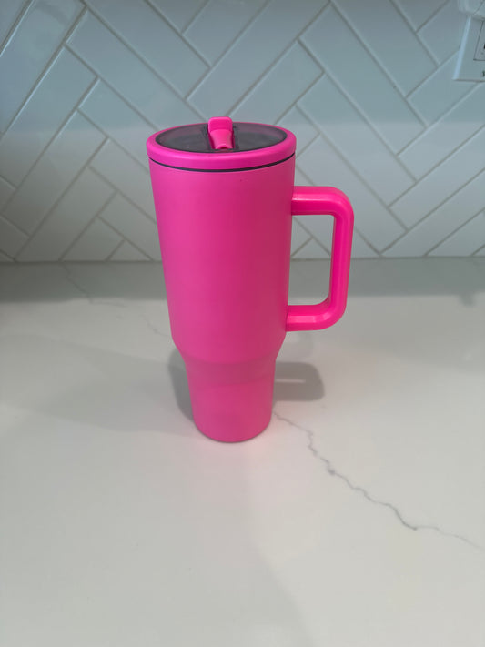 40oz Tumbler Flip Straw