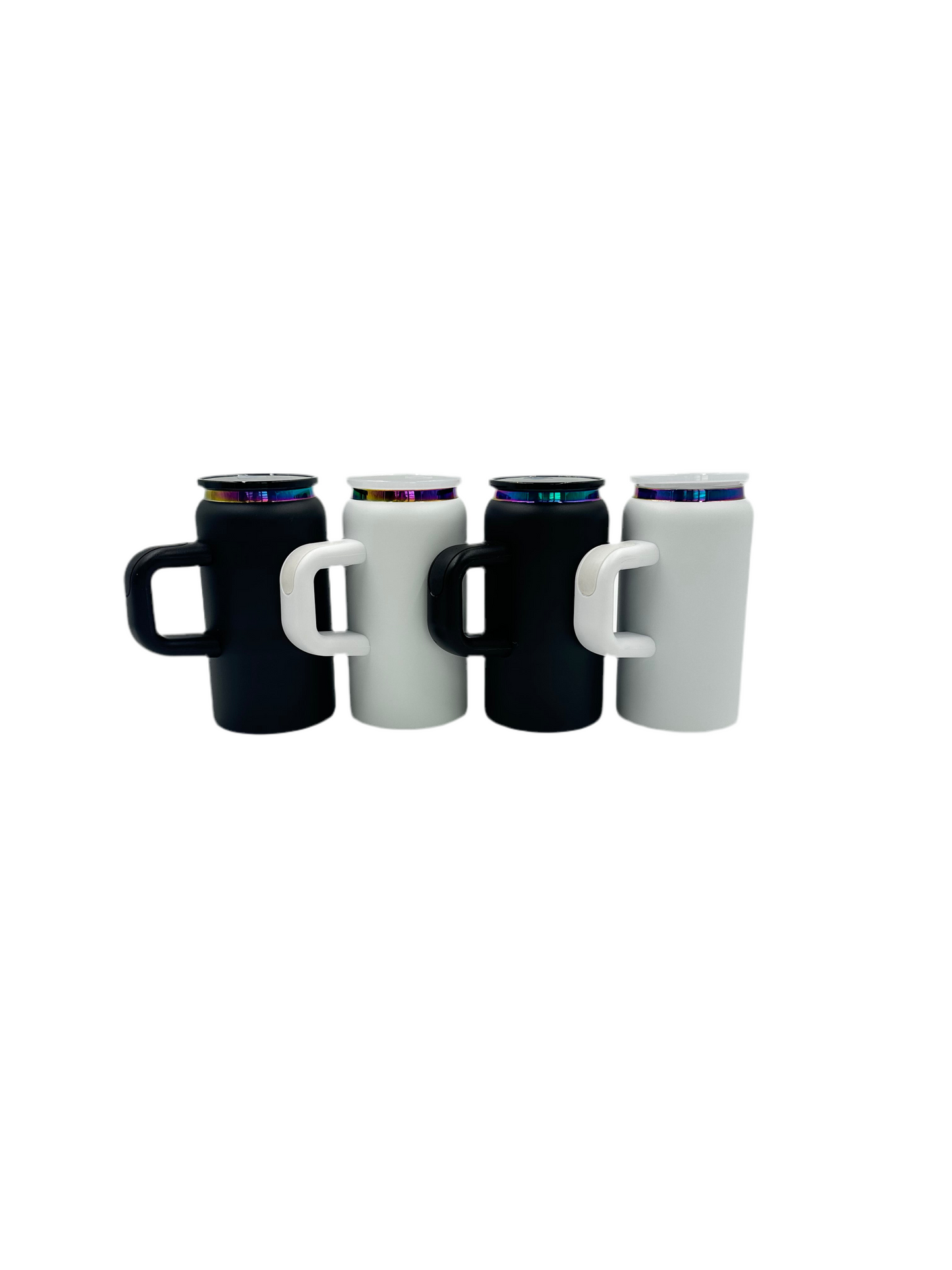 16oz Stainless Steel can rainbow plated -4pcs Bundle