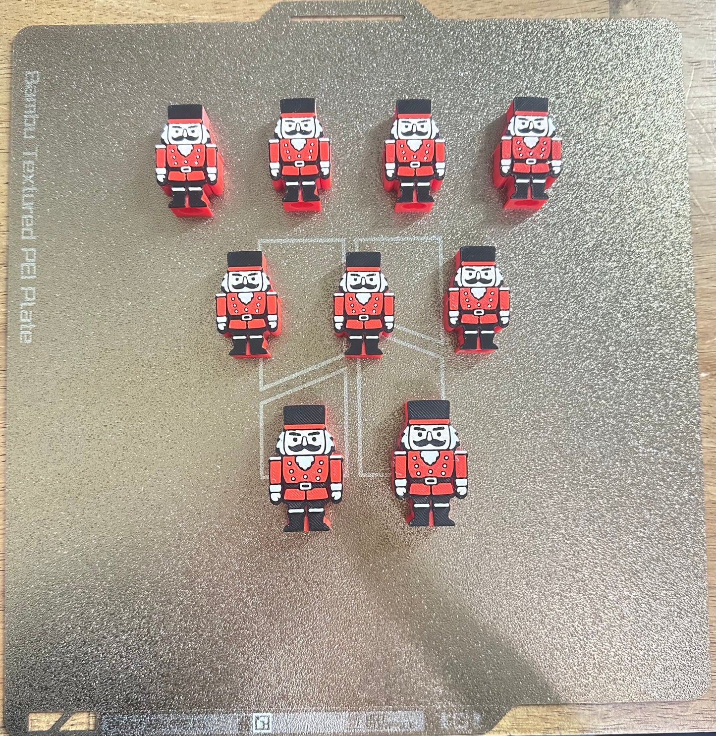 Red Nutcracker Straw Topper