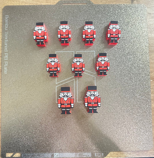 Red Nutcracker Straw Topper