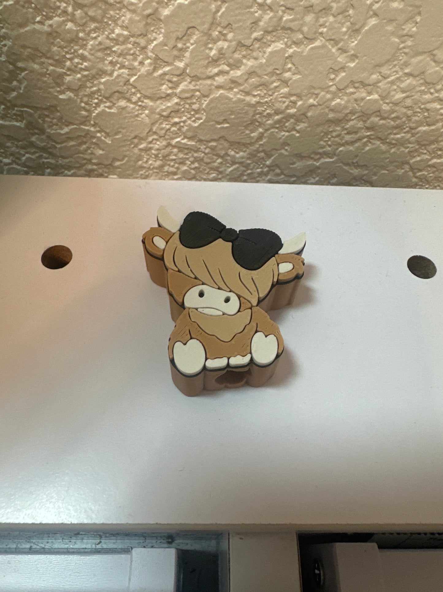 Cow Straw Toppers