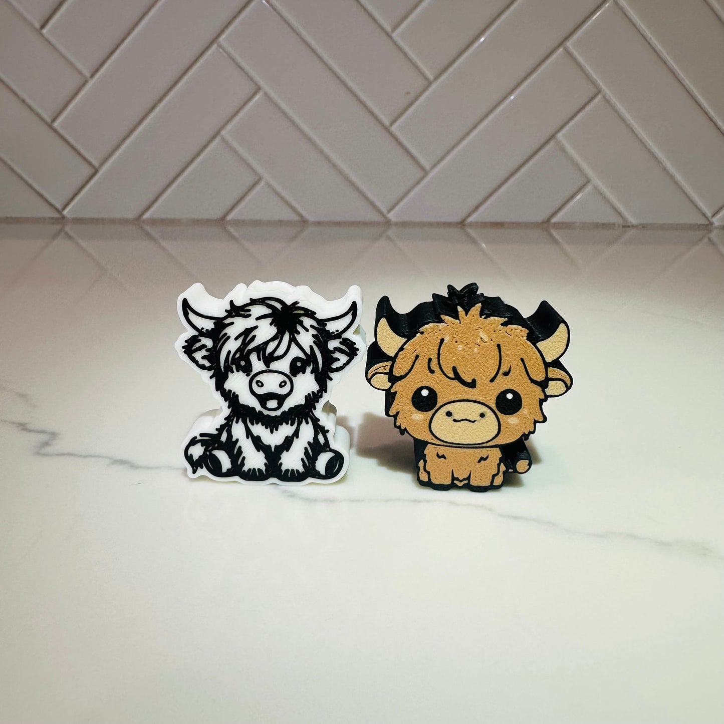 Cow Straw Toppers