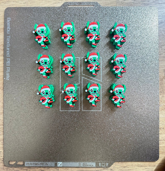 Green Alien Straw Topper