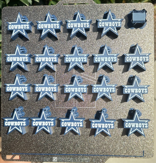 Cowboys Football Straw Topper