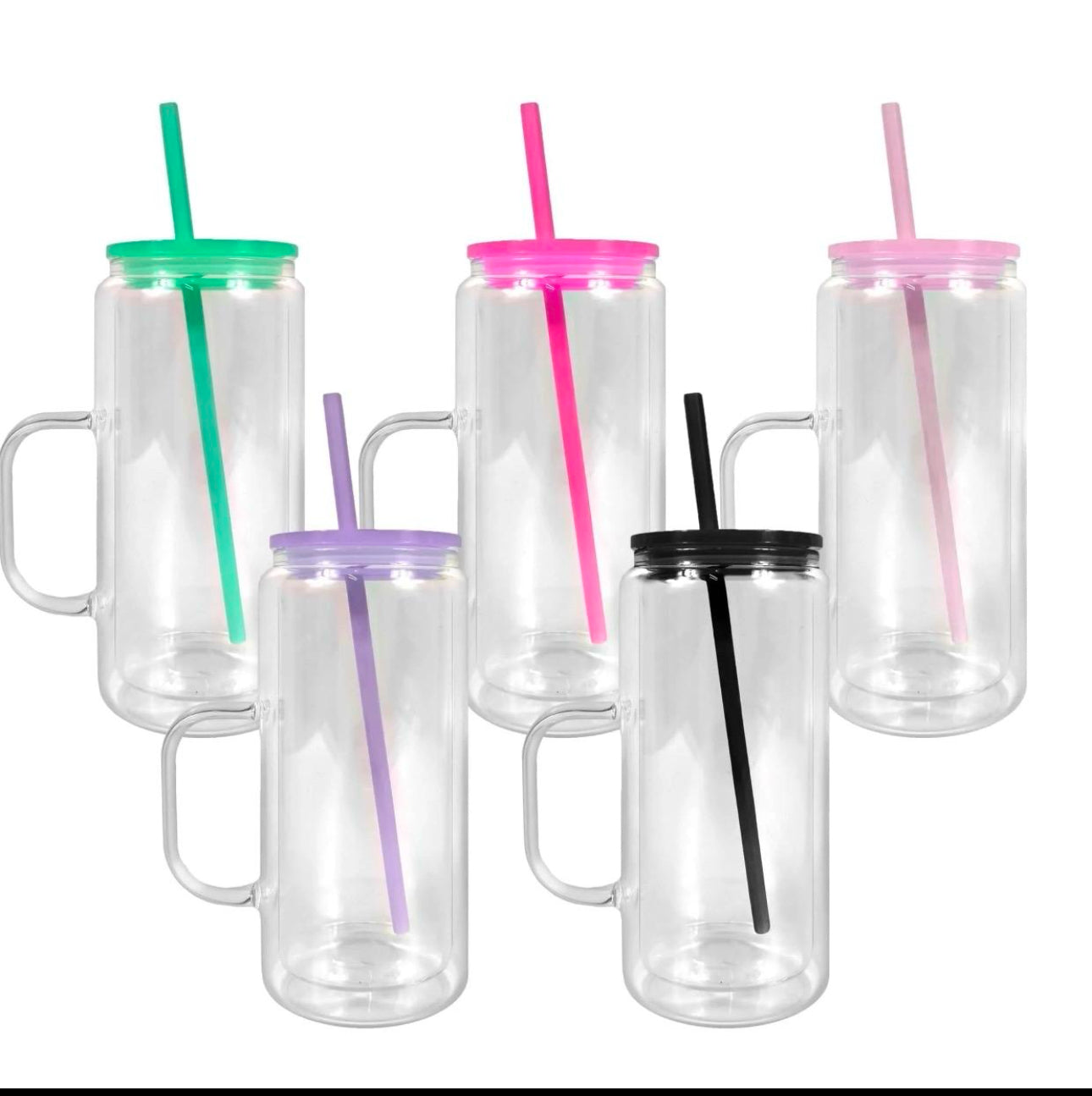 16oz/20oz Glass Snowglobe Bundle (5cups)