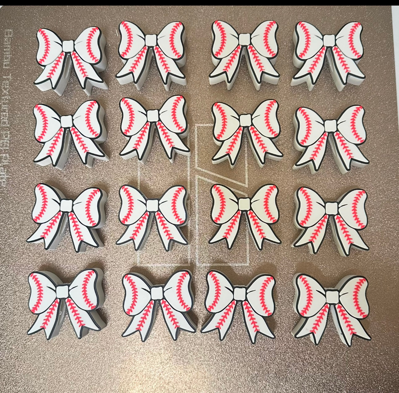 Baseball Straw Topper