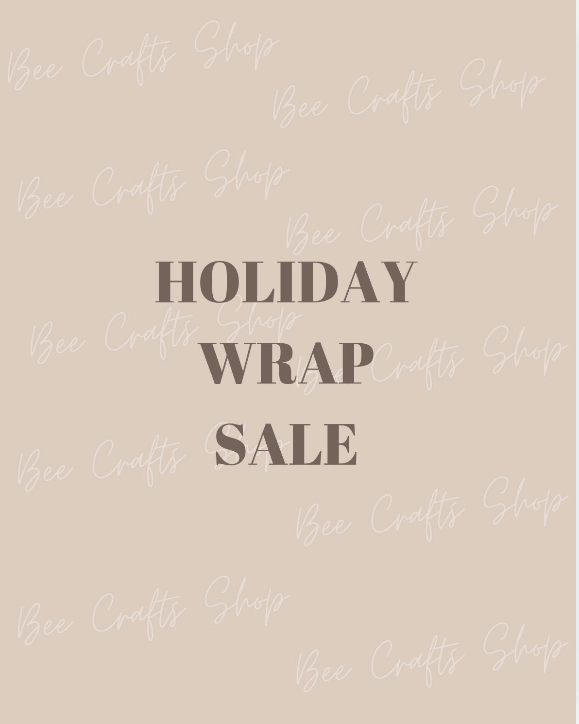 Wrap Sale- 10wrap minimum