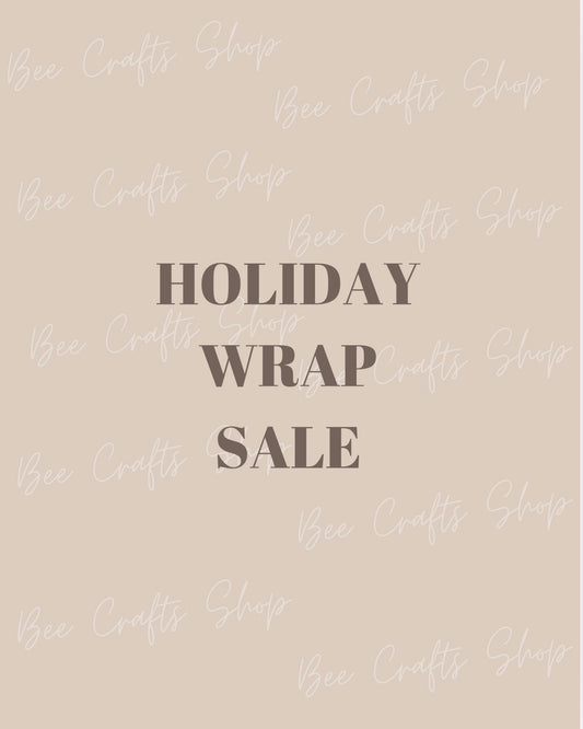 Wrap Sale- 10wrap minimum