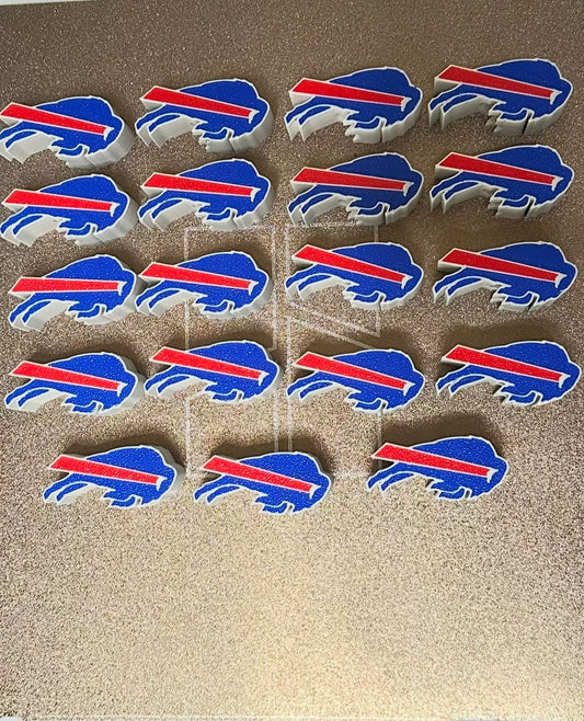 Buffalo Football Straw Topper