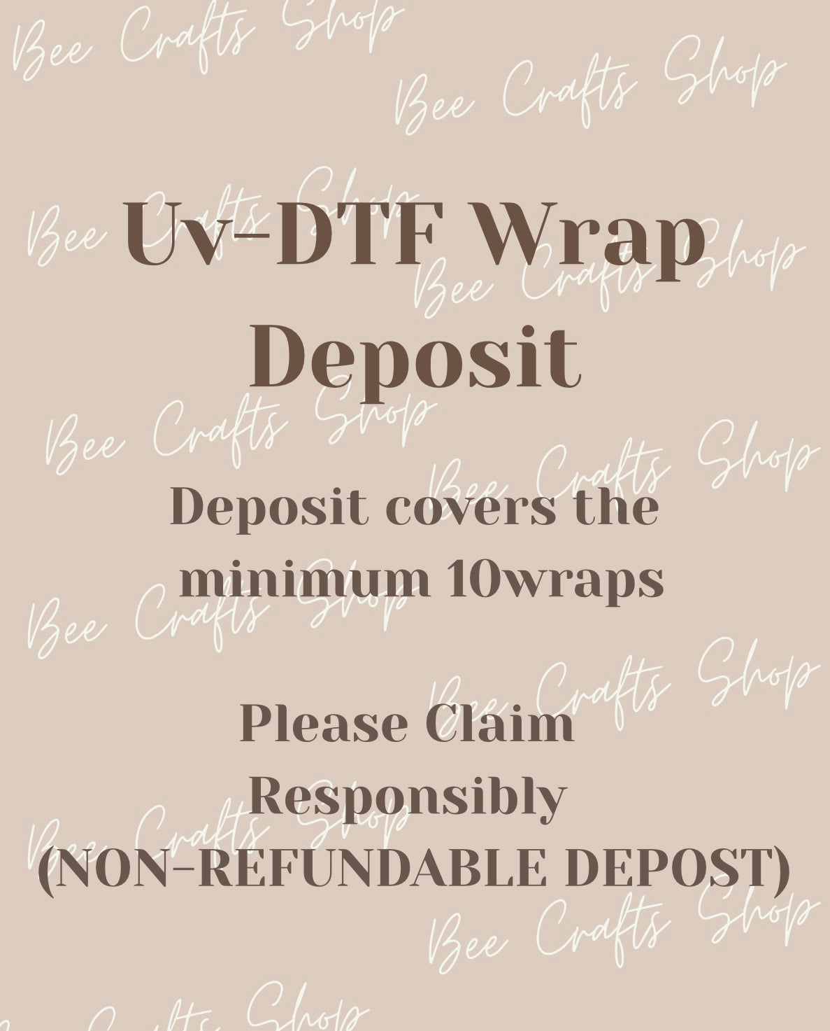 Uvdtf Wraps