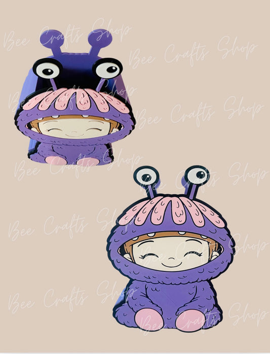 Monsters Girl 3D Print