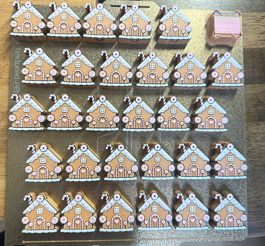 Gingerbread House - Straw Topper