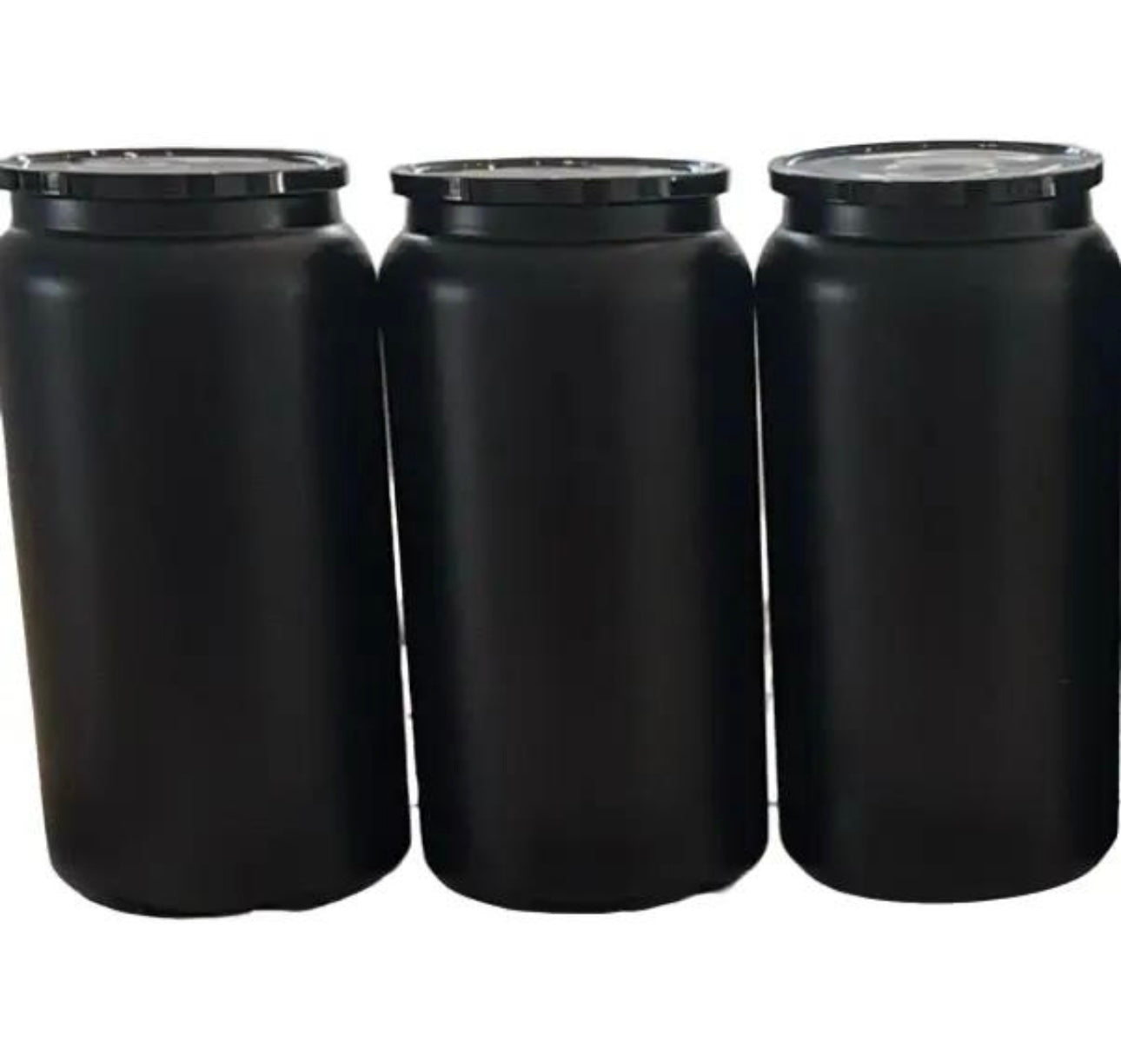 16oz Black Matte Stainless Steel Bundle (3cups)