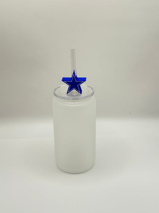 Dallas Football Straw Topper