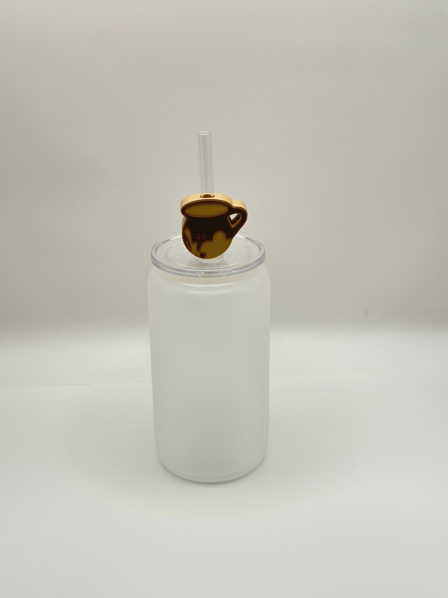 Taza de Barro Straw Topper