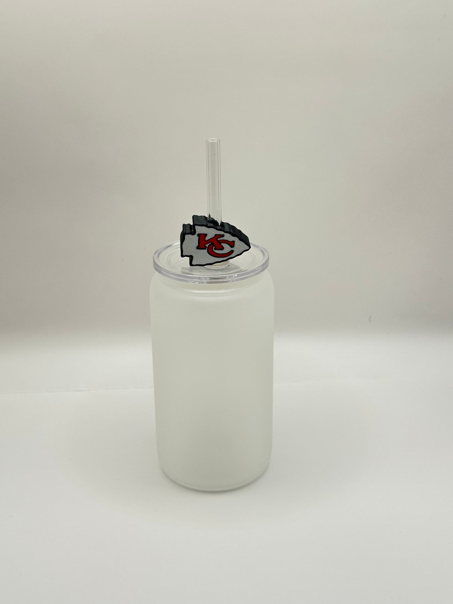KC Football Straw Topper