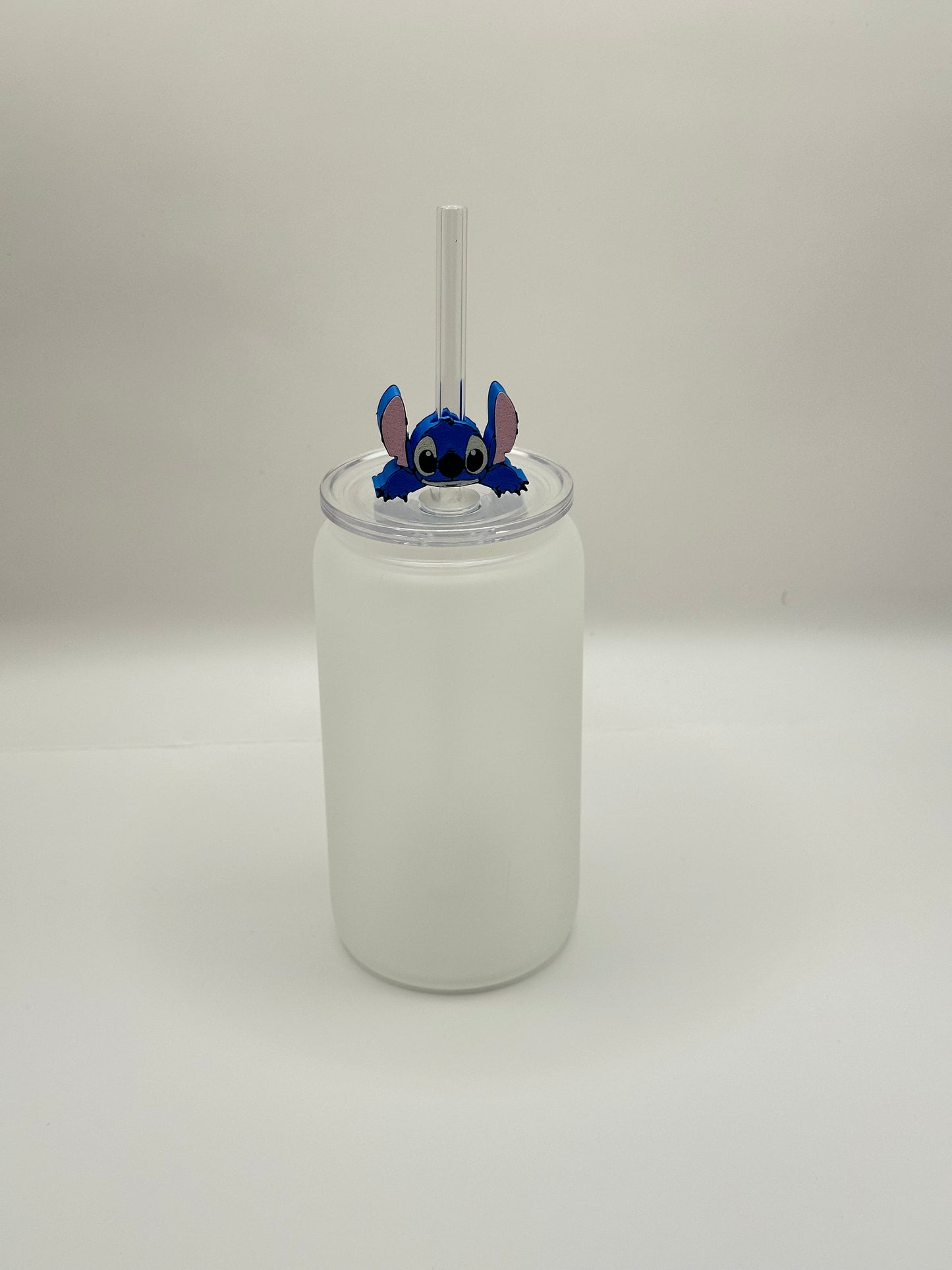 Blue Alien Straw Topper