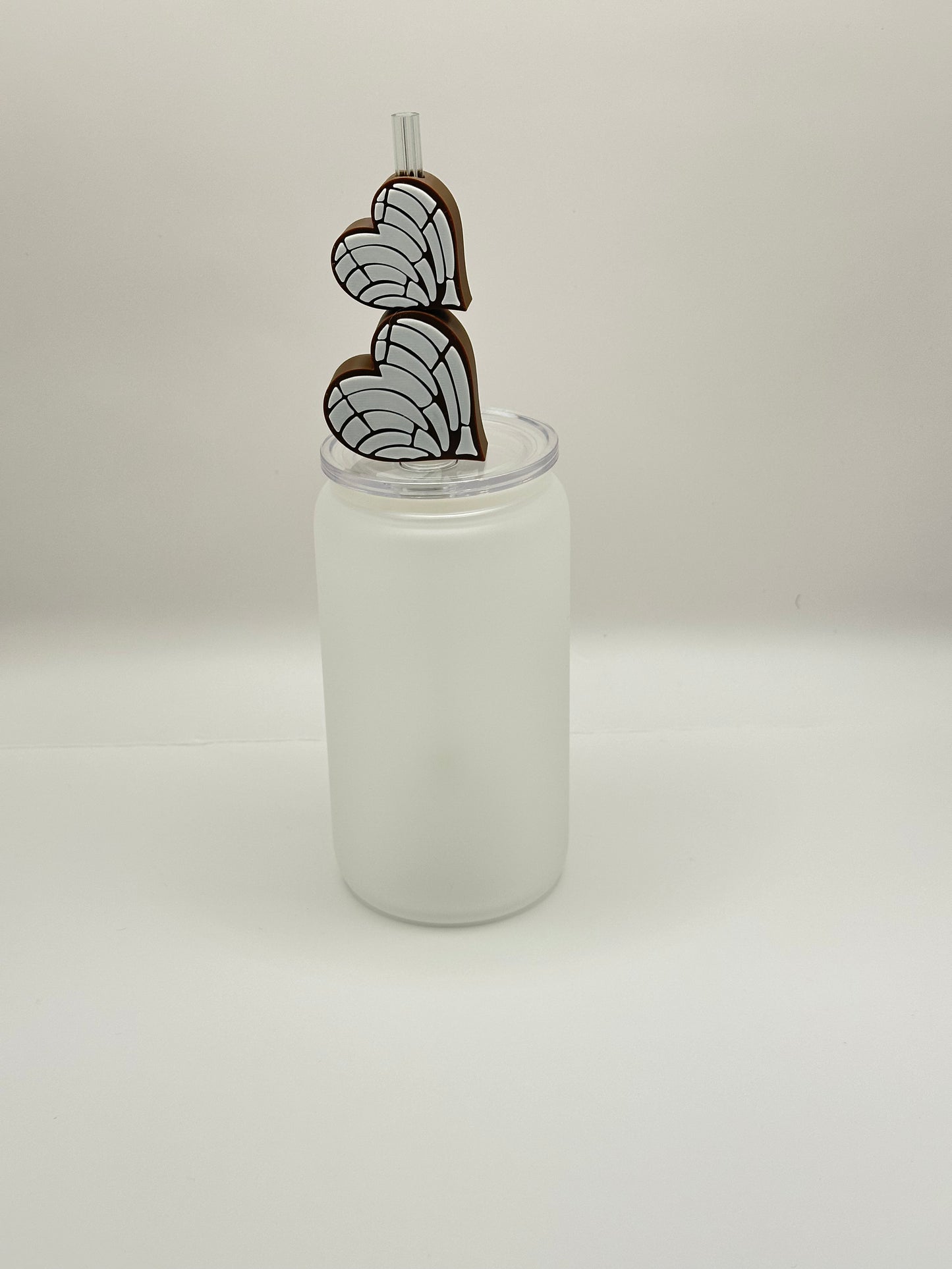 Concha Heart Straw Topper