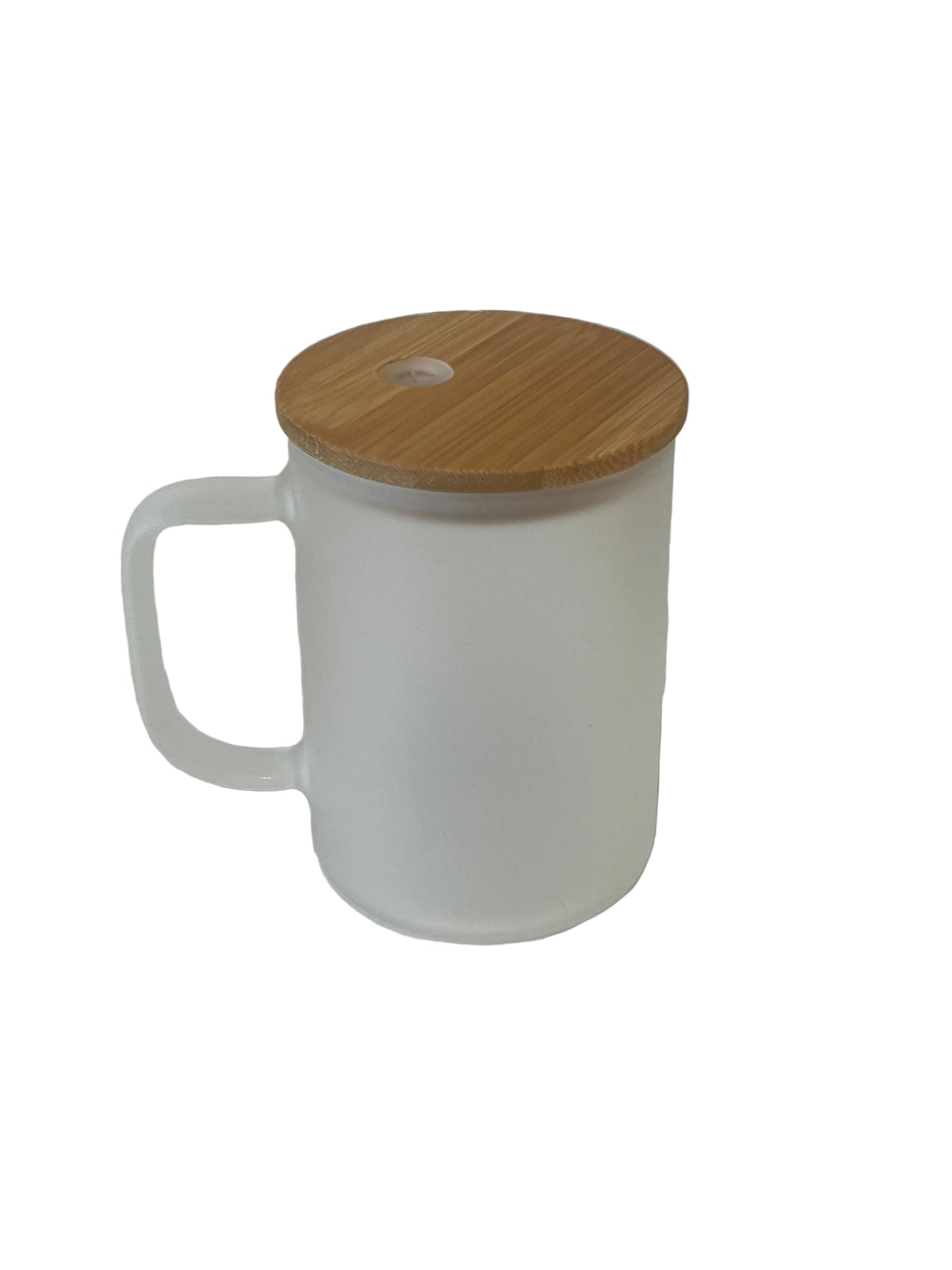 15oz frosted Glass mug