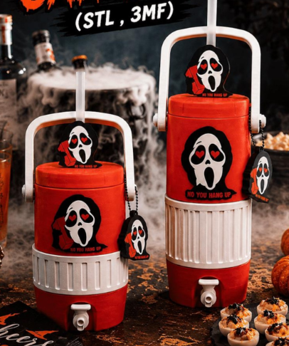 Spooky 3D Can Holder